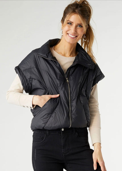Brooke Cropped Puffer Vest