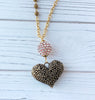 Brass Heart Pendant Necklace
