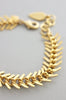 Fishbone Gold Bracelet