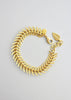 Fishbone Gold Bracelet