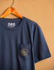 Signature Pocket Tee (NAVY)