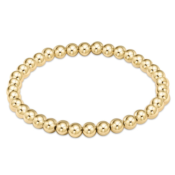 Classic Gold 5mm bead bracelet