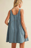 Denim Dress w/ Side Pocket