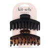 Oversized Matte Claw Clip-2pc set