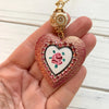 Rose Bud Heart Locket Necklace