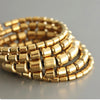 Gold Plated Hematite Wrap Bracelet