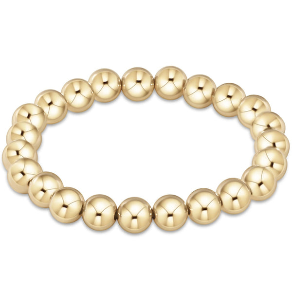 Classic Gold 8mm bead bracelet