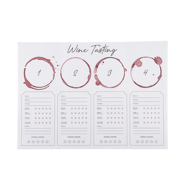 Tasting Placemat