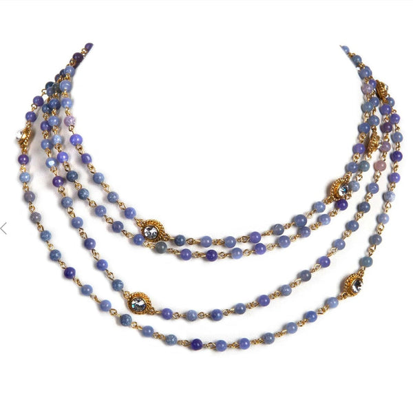 Magdalena - 6mm Semi-Precious Blue Jade