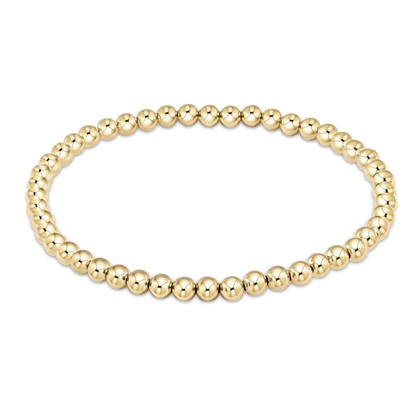 Classic Gold 4mm bead bracelet