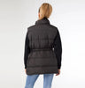 Claire Down Puffer Jacket with Knit Sleeve