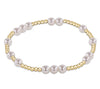 Hope Unwritten 5mm bead bracelet - pearl