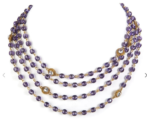 Magdalena - 6mm Vintage Faceted Tanzanite (Beads Only)