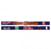 Mississippi Needlepoint Life Belt (Dark Navy)