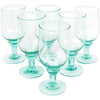 Large Recycled Water Goblet/set of 2