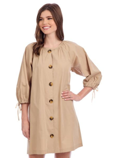 PHEEBES BUTTON DOWN DRESS