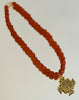 Glass Necklace w/ St. Ben
