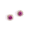 Chloe Studs-Fuchsia