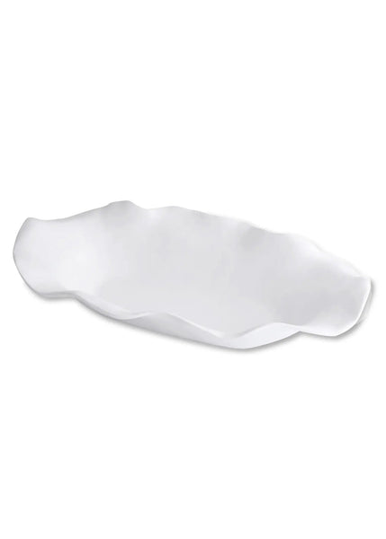 Vida Nube Extra Large Oval Centerpiece - White