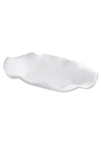 Vida Nube Extra Large Oval Centerpiece - White