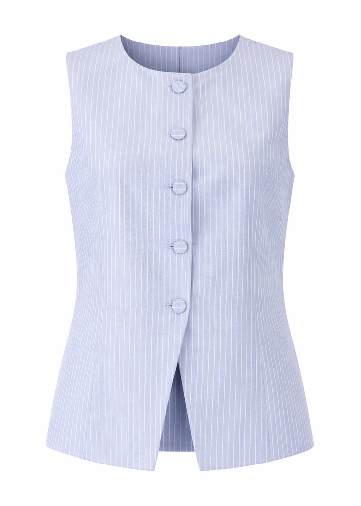 Oxford Stripe Vest