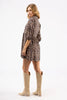 Charolette Dress - Retro Cheetah