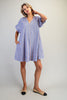 V-Neck Puff Sleeve Dress
