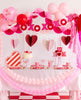 SCALLOPED STRIPED HEART TRAY