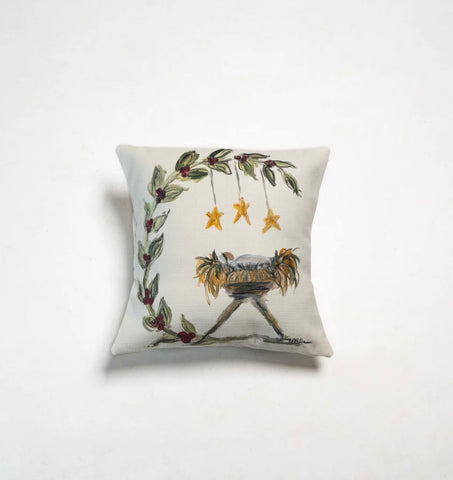 BRIDGETT'S HOLLY MANGER PILLOW