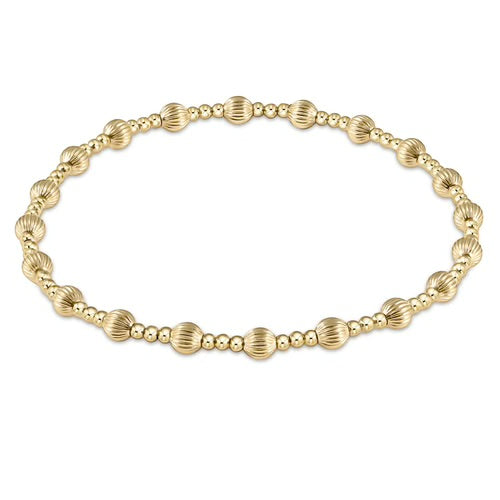 Dignity Sincerity Pattern 4mm bead bracelet