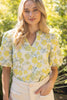 Floral Jaquard Top