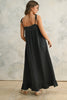 Navy Embroidered Detail Gauze Dress