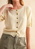 Puff Short Sleeve Cardigan