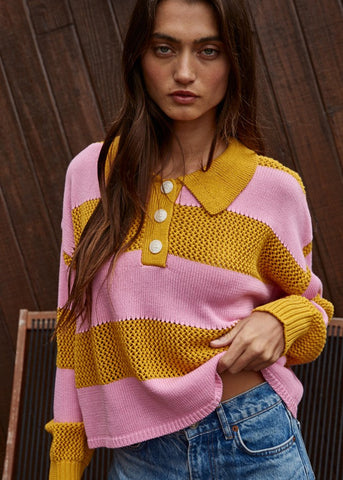 Collar Neck Top