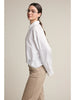 Button Down Shirt with Knit Shawl Set