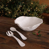 VIDA Nube Large Salad Servers - White