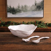VIDA Nube Large Salad Servers - White