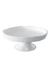 VIDA Nube Round Pedestal Cake Plate - White