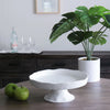 VIDA Nube Round Pedestal Cake Plate - White