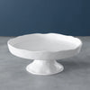 VIDA Nube Round Pedestal Cake Plate - White