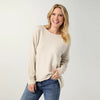 Heavenly-Luxe Cable Knit Detail Dolman Sweater