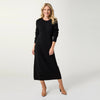 Heavenly-Luxe Cable Knit Detail Dress