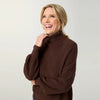 Heavenly-Luxe Textured Knit Turtleneck Sweater