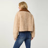 Harbor Reversible Curly Faux Lamb and Suede Jacket