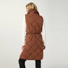 Carsyn Puffer Vest with Cinched Waist