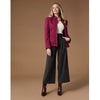 Ventura Brushed Stripe Wide Leg Crop Pant