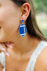 Acrylic Football Earrings