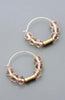 Topaz Glass Hoops