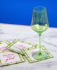 Mahjong Embroidered Cocktail Napkins
