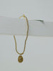 Classic Gold 2mm Bead Bracelet - Inspire Small Gold Charm